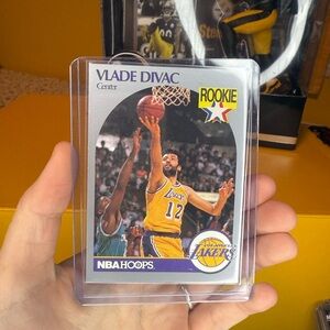 NBA Los Angeles Lakers Vlade Divac Rookie Card 1990 NBA Properties 154